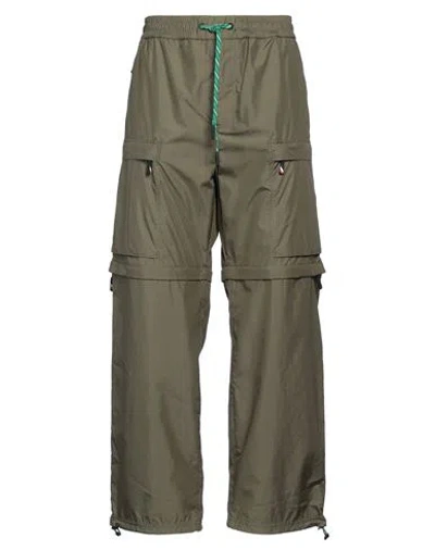 Moncler Grenoble Man Pants Military Green Size L Polyester