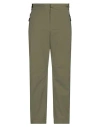 Moncler Grenoble Man Pants Military Green Size L Polyester In Green
