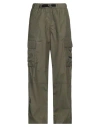 Moncler Grenoble Man Pants Military Green Size L Polyester In Green