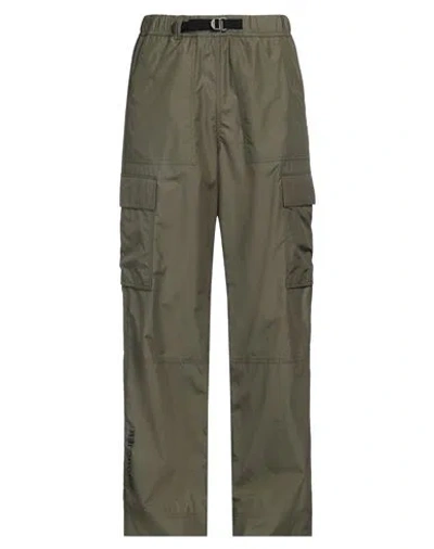 Moncler Grenoble Man Pants Military Green Size L Polyester