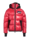 Moncler Red Marcassin Down Jacket