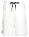 Moncler Grenoble Man Shorts & Bermuda Shorts White Size S Polyamide, Polyester