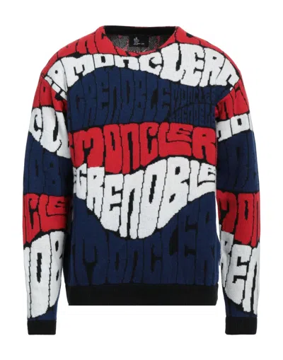 Moncler Sweaters In Dark Blue