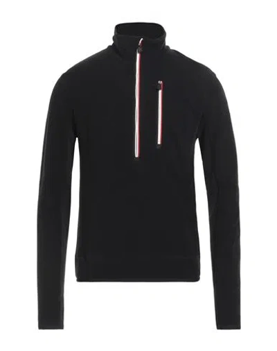 Moncler Grenoble Man Sweatshirt Black Size Xxl Polyester, Elastane