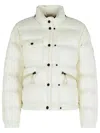 Moncler Mauduit White Polyester Bomber Jacket In White