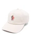 Moncler Grenoble Baseball Hat With Logo In White