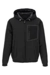 Moncler Bergun Reversible Down Jacket In Black