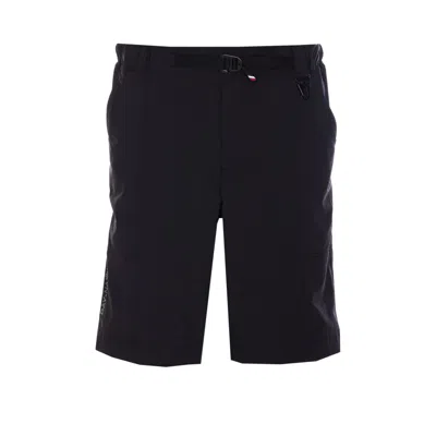 Moncler Grenoble Men Day-namic Logo Shorts In Black