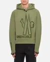 Moncler Grenoble Men Hoodie Sweatshirt In Green