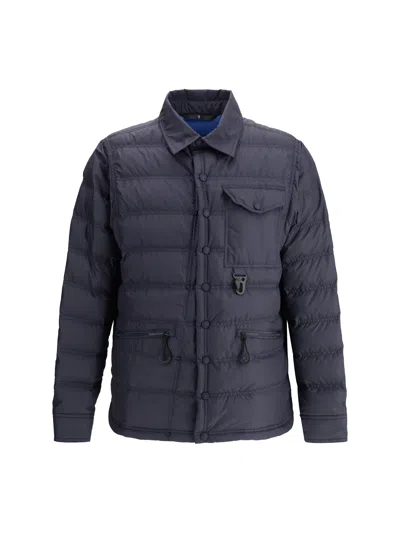Moncler Lavachey Quilted Down Jacket With Adjustable Hem In Blue