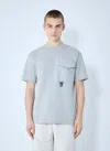 Moncler Grenoble Men Logo Motif T-shirt In Multicolor