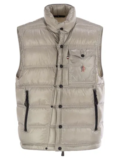 Moncler Grenoble Men Nantu - Padded Down Vest In Neutral