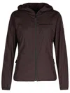 Moncler Mietres Packable Hooded Shell Jacket, Women, Brown, Size: 2 In Brown