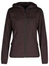 Moncler Mietres Hooded Shell Jacket In Brown