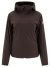 Moncler Mietres Zip-up Windbreaker Jacket In Brown
