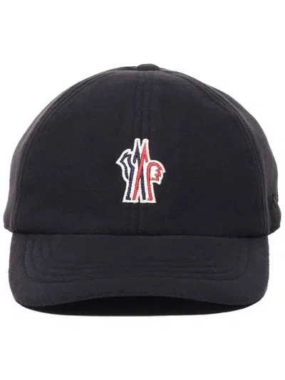 Moncler Grenoble Mini Baseball Cap In Black