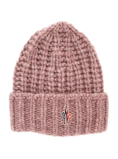 Moncler Grenoble Mini Hat For Women In Pink