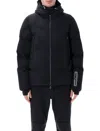Moncler Grenoble Black Stretch Nylon Angren Down Jacket In Black