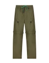 MONCLER MONCLER GRENOBLE MONCLER GRENOBLE GREEN TROUSERS MAN PANTS GREEN SIZE M POLYESTER