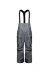 Moncler Ski Trousers With Adjustable Straps And Pockets In Blue