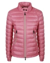Moncler Logo-patch Padded-design Jacket In Pink