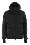 Moncler Montgetech Technical Down Jacket In Black