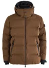 Moncler Grenoble Montgetech Hooded Quilted Shell Ski Jacket In Brown
