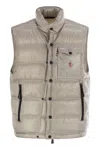 Moncler Drawstring Adjustable Padded Bodywarmer In Multi