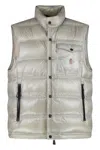 Moncler Drawstring Adjustable Padded Bodywarmer In Gray