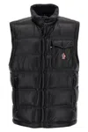 Moncler Functional Quilted Hooded Jacket For Demanding Weather In Black