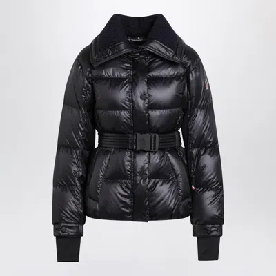 MONCLER MONCLER GRENOBLE NAVY BATAILLOUSE SKI JACKET WITH BELT