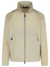 Moncler 'negara' Windbreaker Cuffs Elastic In Beige
