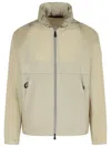 Moncler 'negara' Windbreaker Cuffs Elastic In Neutrals