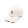 Moncler Grenoble Structured Baseball Cap With Embroidered Logo In Neutral