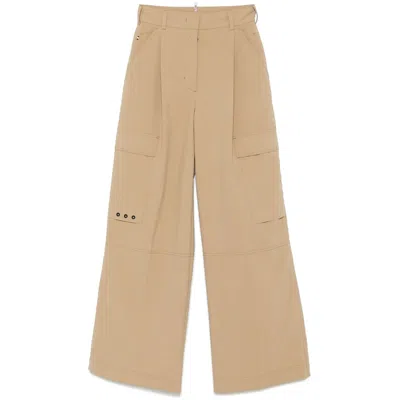 Moncler Grenoble Neutrals Trousers - Straight Trousers Women In Green