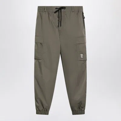 MONCLER MONCLER GRENOBLE OLIVE CARGO TROUSERS