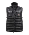 Moncler Grenoble Gumiane Padded Bodywarmer In Black