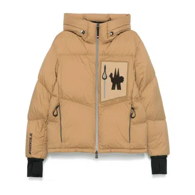 Moncler Grenoble Outerwears In Beige