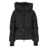 Moncler Grenoble Nisene Zip-up Belted Jacket In Black