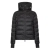 Moncler Down Ski Jacket Sleeve Pocket In Black