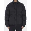 Moncler Grenoble Sernur Button-up Puffer Jacket In Black