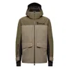 Moncler Padded Ski Jacket Featuring Removable Hood In Green