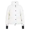 Moncler Anglin Padded Jacket With Logo-patch In White