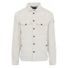 Moncler Grenoble Miscellaneous White Cotton Gelt Shirt Jacket In White