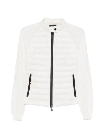 Moncler Grenoble Padded Cardigan In White