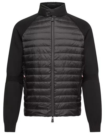 Moncler Grenoble Padded Polyamide Jacket In Black