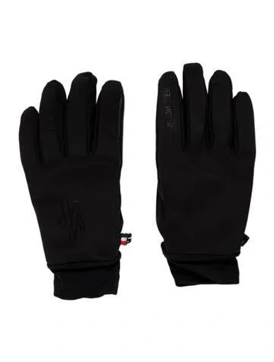 Pre-owned Moncler Grenoble Padded Shell Gloves In Black