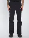 Moncler Insulated Ski Trousers Featuring Ankle Zips In Blue