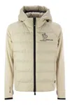 Moncler Men's Padded Sweatshirt With Zip In Beige