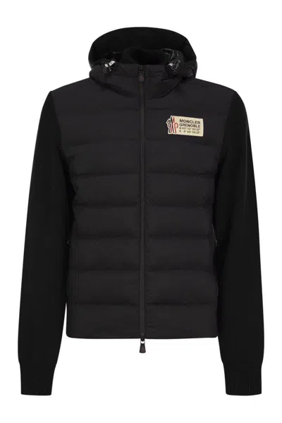 MONCLER MONCLER GRENOBLE PADDED SWEATSHIRT WITH ZIP